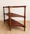 English Vintage Ethan Allen Legacy Collection Three-Tier Rattan Console Sofa Table For Sale - Image 3 of 11