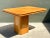 Showcasing sophisticated mid-century geometric design, this vintage extendable game table features a square tabletop...