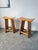 Japanese Style Pine Stools, Scandinavia, 1950s, Set of 2 For Sale - Image 11 of 18