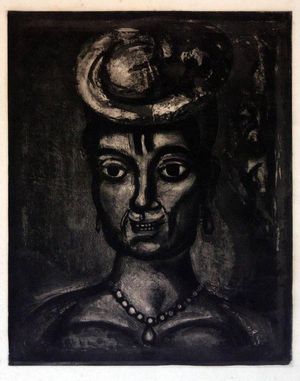 Georges Rouault, Femme Affranchie A' Quatorze Heures Chante Midi, 1940s, Etching