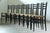 Wood Vintage Italian Papercord Black Dining Chairs with Woven Seat, 1950s, Set of 4 For Sale - Image 7 of 14
