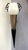 Italian 1990s Italian Sconces W/ Milky White Murano Glass - Pair For Sale - Image 3 of 6