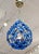 French Antique Sapphire Blue Crystal Chandelier For Sale - Image 10 of 10