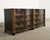 Spectacular large sideboard dresser, server, chest, or credenza featuring hand painted parcel gilt chinoiserie reserves by...