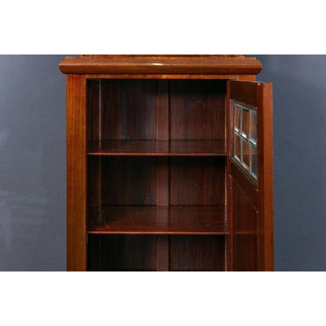 Brown Art Nouveau Pine Cupboard For Sale - Image 8 of 18
