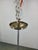 Art Deco Brass and Chrome Chandelier with Opaline Glass, Czechoslovakia, 1930s For Sale - Image 11 of 15