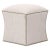 Add additional seating or serving space with this square ottoman. It is fully upholstered with a gorgeous linen and...