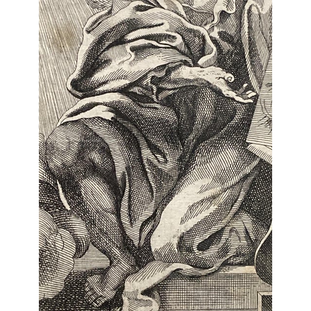 Christoph Weigel l'Ancien, Apparition of the Virgin to Saint Luke, 1800s, Engraving and Etching, Paper For Sale - Image 15 of 18