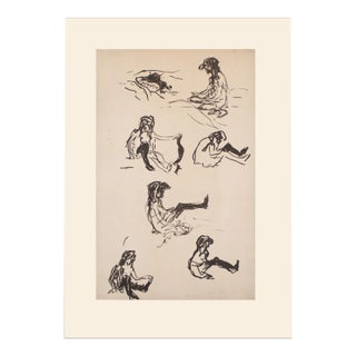 1959 Pierre Bonnard "Studies", First Edition Lithograph For Sale