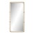 Cyprus White Leather Mirror For Sale
