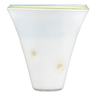 Art Glass Vase by Bob Shay For Sale