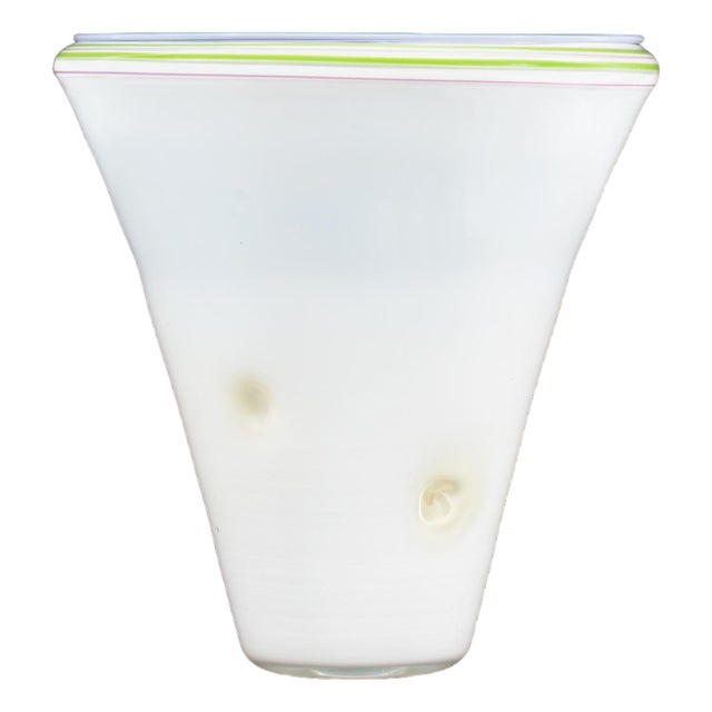 Art Glass Vase by Bob Shay For Sale