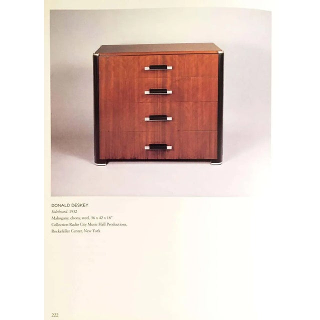 A superb example of this Donald Deskey Chest form. All original condition. Valentine-Seaver Co, USA circa 1930....