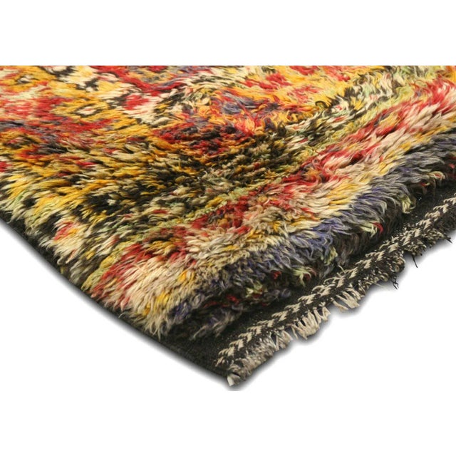 Art Deco 1960s Turkish Tulu Rug For Sale - Image 3 of 6