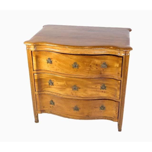Brown Small Louise Chest of Drawers in Elm Wood, Copenhagen, 1780s For Sale - Image 8 of 8