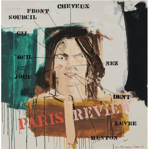 Larry Rivers (American, 1923-2002) Paris Review, 1991 color silkscreen signed, dated and numbered lower right edition of...