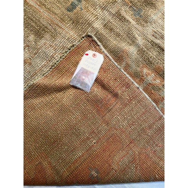 20th Century Vintage Tribal Oushak Rug 15'0'' X 10'5'' For Sale - Image 4 of 5