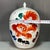 Late 20th Century Chinese Wucai Porcelain Melon Jar With Lion Motif & Lid - 11" Tall For Sale - Image 5 of 9