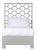 Coastal Honeycomb Bed Twin - Light Gray For Sale - Image 3 of 3