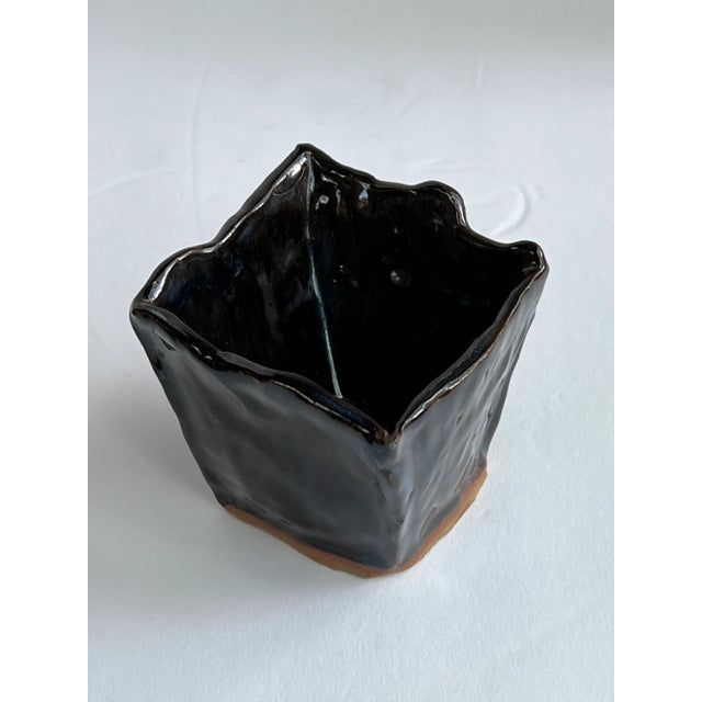 Contemporary Freeform Clay Catchalls and Vase-3 Pieces For Sale - Image 3 of 9
