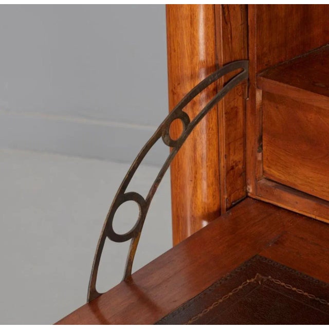 Wood Mid 19th Century French Empire Bronze Mounted Secretaire a Abattant For Sale - Image 7 of 11