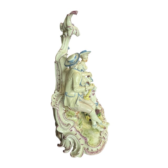 Allegory of Autumn Figurine from Ludwigsburg Porcelain Figure Group, 18th Century For Sale - Image 4 of 18