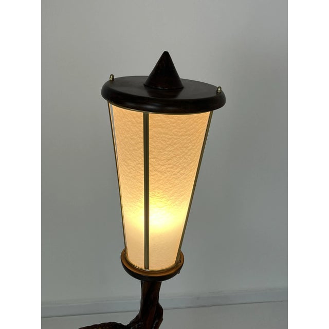 Metal Mid-Century Floor Lamp, 1950s For Sale - Image 7 of 11