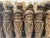 Gothic Large Antique Hand Carved Wood Chess Pieces For Sale - Image 3 of 13
