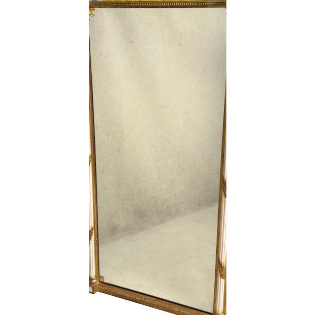 Antique Painted and Gilded Pier Mirrors, 1820, Set of 2 For Sale - Image 9 of 15