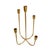 Elevate your home decor with the Goldtone Textured Metal 5 Candle Tiered Candelabra, a stunning centerpiece that combines...