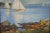 White Sails American Impressionist Oil Painting After Edward Henry Potthast 28" For Sale - Image 6 of 11