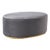 Scarlett Grey Velvet Ottoman For Sale