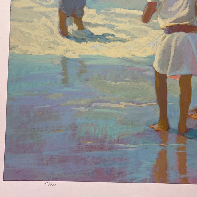 Impressionist Summer Holiday -a Highly Collectible Original Print by Don Hatfield 1989 Printed With 200 Colors. For Sale - Image 3 of 12