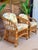 Vintage Coastal Organic Modern Pencil Rattan Lounge Chairs – Pair For Sale - Image 12 of 12