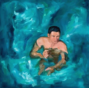 “Wet” Original Expressionist Figurative Oil Painting on Canvas