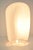 Transparent 1970s Vistosi Large Balloon Form White Glass Table Lamp For Sale - Image 8 of 9