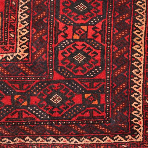 Middle Eastern Bukhara Rug in Wool For Sale - Image 6 of 11