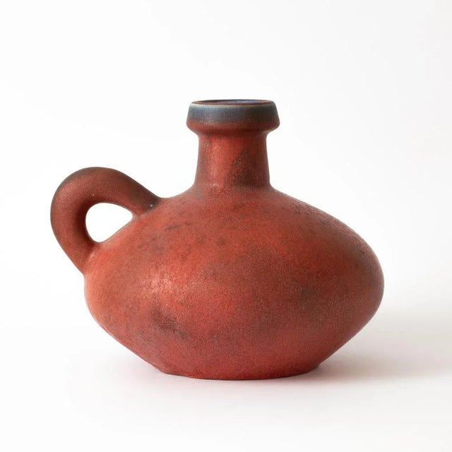Red Fal Lava Vase by Kurt Tschörner for Otto Keramik For Sale - Image 10 of 10