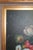 Textile Vintage Floral Still Life Oil Painting on Canvas, 32” X 44” For Sale - Image 7 of 8