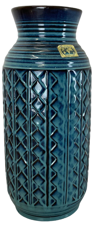 Large Brutalist Fat Lava Ceramic Vase by Carstens Tönnieshof, Germany, 1970s
