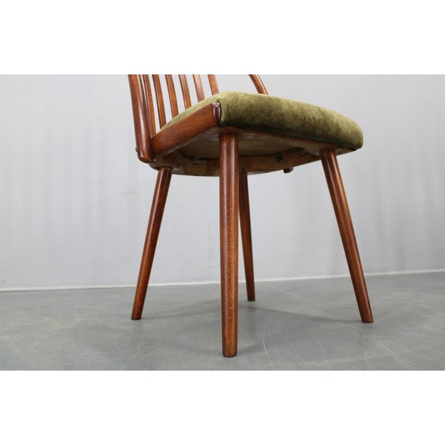 Wood Mid-Century Modern Beech Dining Chairs, 1960s, Set of 4 For Sale - Image 7 of 17