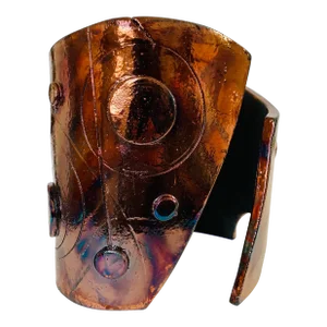 "Cosmic Fury" Raku Ceramic Sculpture