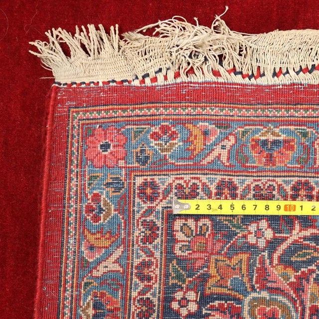 Textile Middle Eastern Keshan Rug For Sale - Image 7 of 8