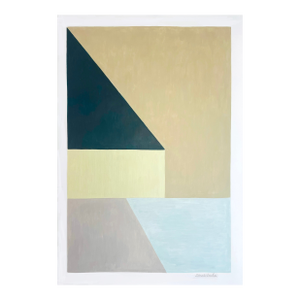 Mixed Media Geometric With Neutral Tones
