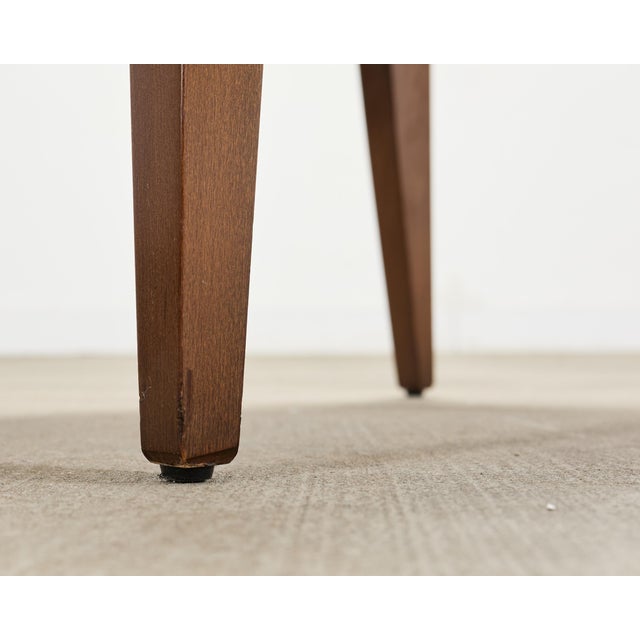 Set of Eight Italian Promemoria Attributed Leather Dining Chairs For Sale - Image 14 of 18