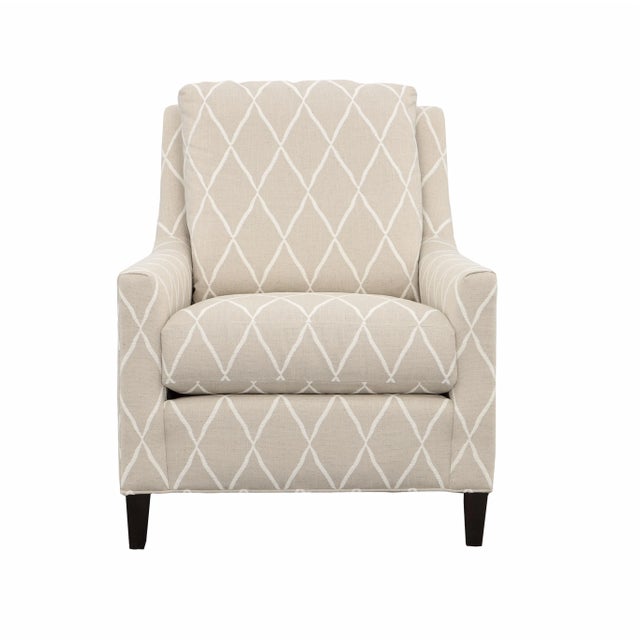 Century Furniture Century Furniture Tori Configurable Chair in Taupe Diamond Pattern Upholstery Ltd5246-6 For Sale - Image 4 of 4