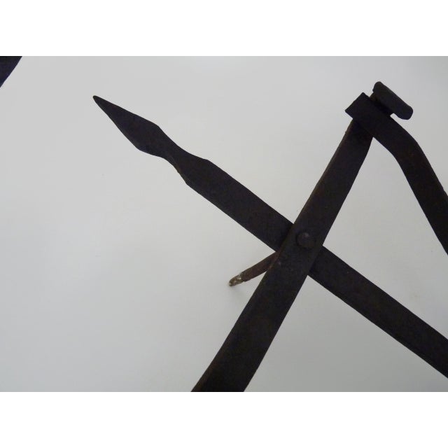 Large Wrought Iron Wall Candleholders, Set of 3 For Sale - Image 4 of 9