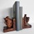 Contemporary Vintage Burlwood Bookends - a Pair For Sale - Image 3 of 9