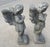 2000 - 2009 Vintage Aged Concrete Angels - A Pair For Sale - Image 5 of 9