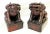 Wood Vintage Carved Wood Foo Dogs- a Pair For Sale - Image 7 of 13